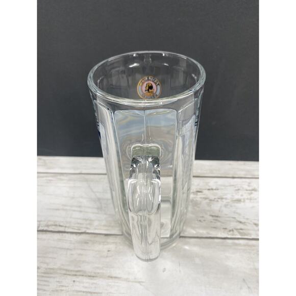 2000 Oktoberfest Paulaner Munchen Heavy Glass Ribbed Beer Colorful Mug Stein - Picture 8 of 10